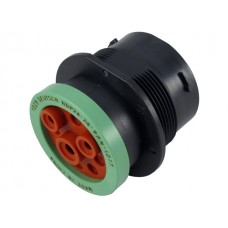 HDP24-24-9PN - Plastic Clad 9 Pin Multi Gauge Round Connector Male